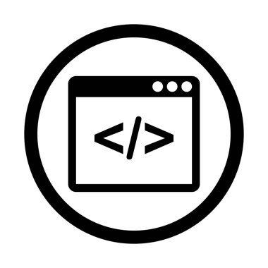 Dil simgesini, soyut vektör çizim programlama özelleştirme