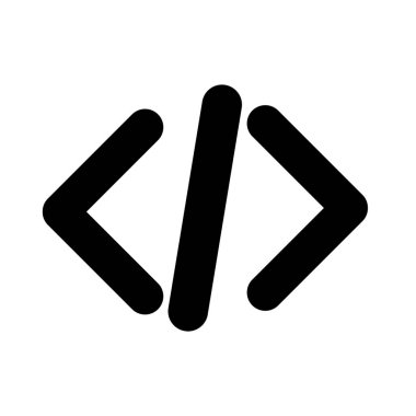 Basit vektör çizim yakın html köşeli ayraç