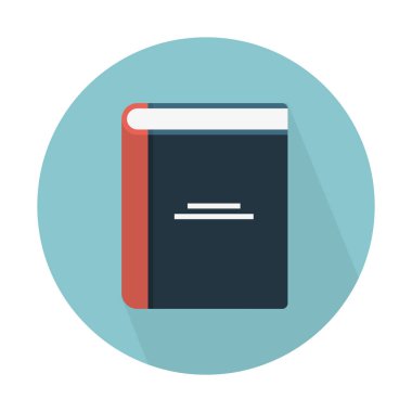 Kitap, eğitim kavramı. simge, basit vektör çizim