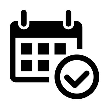 olay organizatör simgesi, basit vektör çizim