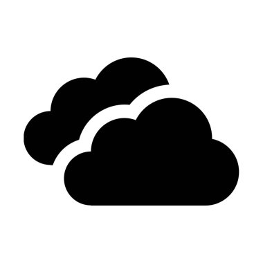 yedekleme hizmeti bulut basit vektör çizim