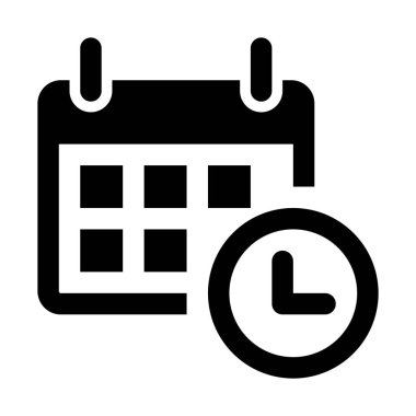 Olay son tarih simgesini, basit vektör çizim