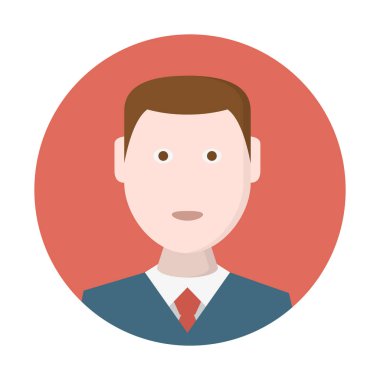 işadamı kravat ile basit vektör görüntü