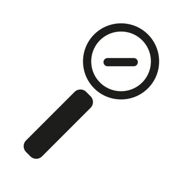 Yakınlaştırma aracı, basit vektör çizim