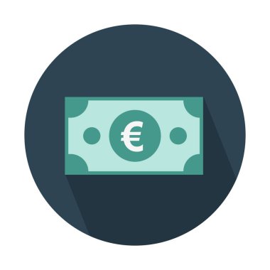 para euro simgesi, basit vektör çizim