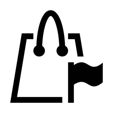 güvenilmeyen online stok işaretleme, basit vektör çizim simgesi