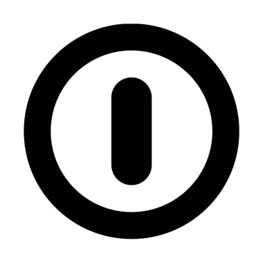 Başlatma ve durdurma anahtarı, basit vektör çizim