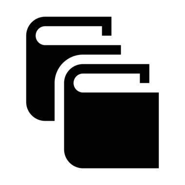 Kitap kapağı büyük simgesi, basit vektör çizim