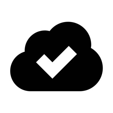 Onaylı basit vektör çizim bulut hesaplama