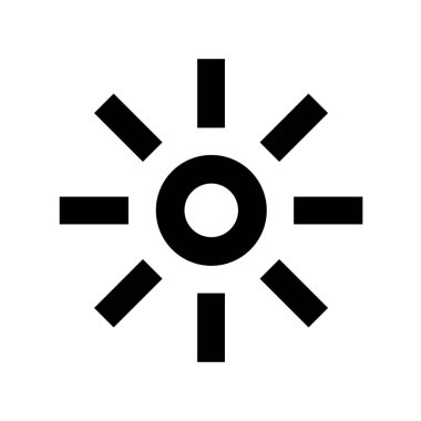 Parlaklık düzeyi düşük, basit vektör çizim