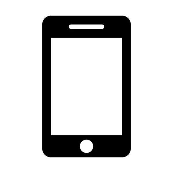 Mobiele Pictogram Eenvoudige Vectorillustratie — Stockvector