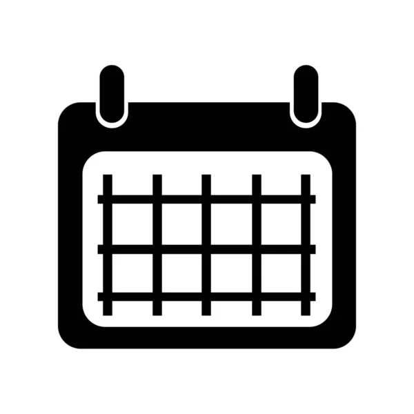 Icono Del Calendario Ilustración Vectorial Simple — Vector de stock