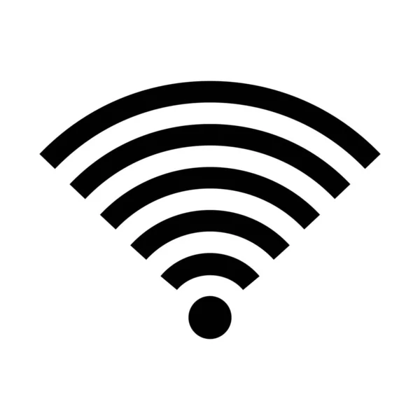 Vector Ilustración Internet Wifi Símbolo — Archivo Imágenes Vectoriales