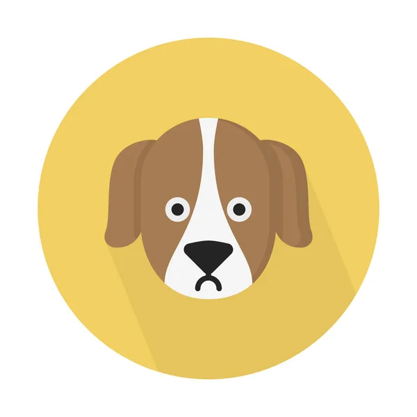 Иконка Собаки Простая Векторная Иллюстрация — стоковый вектор