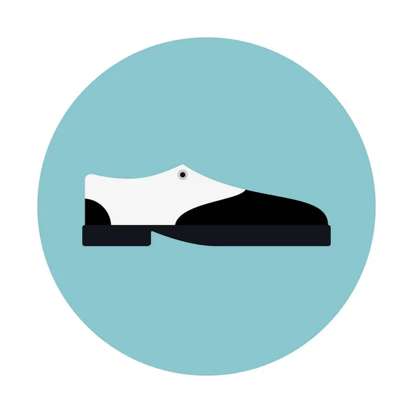 Zapato Hispter Calzado Icono Ilustración Vector Simple — Vector de stock