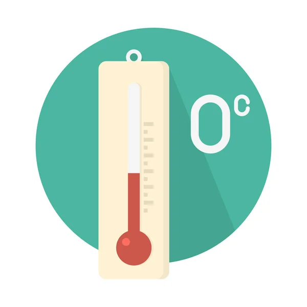 Значок Температуры Простая Векторная Иллюстрация — стоковый вектор