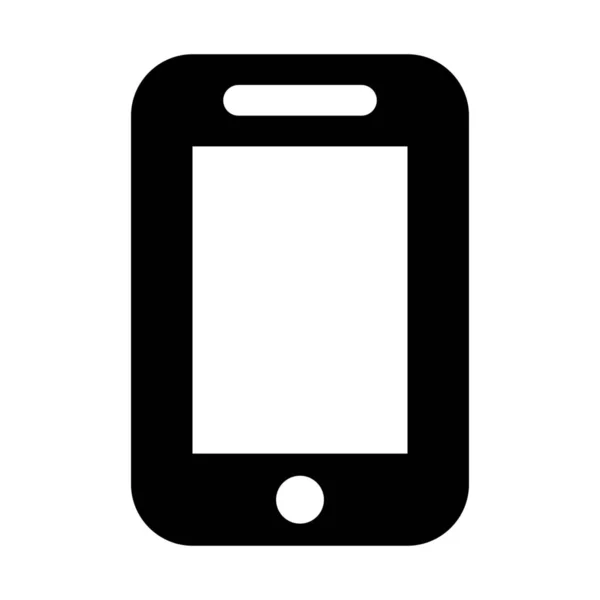 Telefoon Pictogram Eenvoudige Vector Illustratie — Stockvector