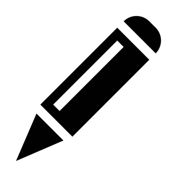 Pen Verktygsikonen Abstrakt Vektorillustration — Stock vektor