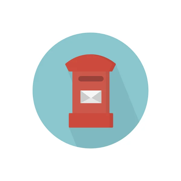 Icono Caja Correos Ilustración Vector Simple — Archivo Imágenes Vectoriales