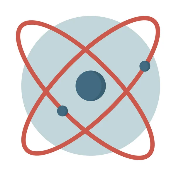 Ikon Atom Gambar Vektor Sederhana - Stok Vektor