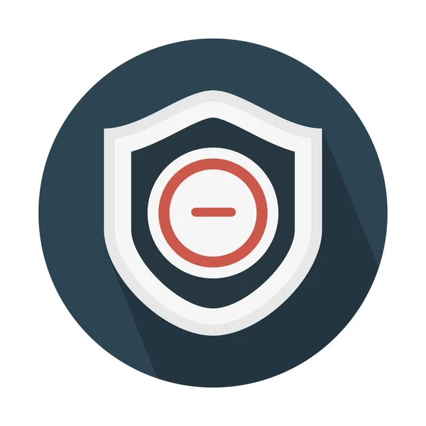 System Security Blocked Icon Simple Vector Illustration — Stock Vector