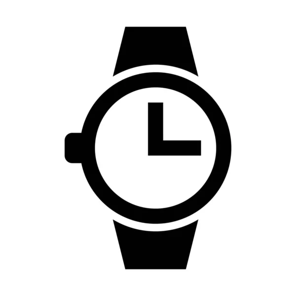 Icono Del Reloj Pulsera Ilustración Vector Simple — Archivo Imágenes Vectoriales