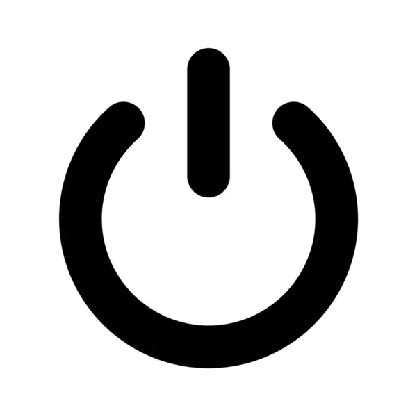 Interruptor Potencia Electrónico Ilustración Vectorial Simple — Vector de stock