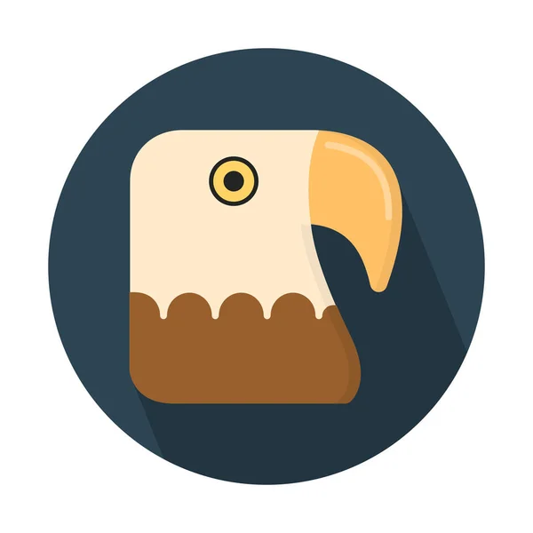 Eagle Prey Bird Icon Simple Vector Illustration — Stock Vector