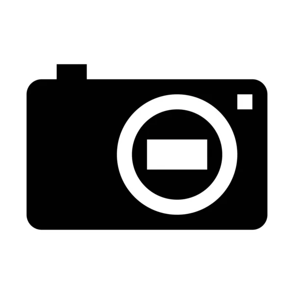 Draagbare Camera Icoontje Eenvoudige Vectorillustratie — Stockvector