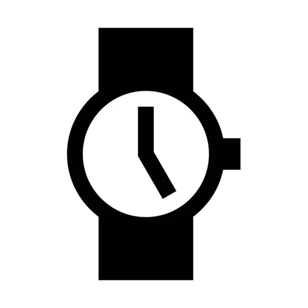 Ícone Relógio Ilustração Vetorial Simples —  Vetores de Stock