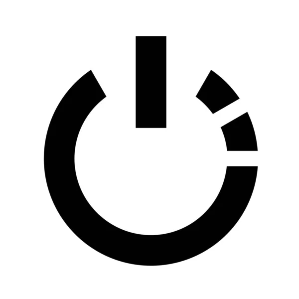 电源开关和控制器 简单的矢量插图 — 图库矢量图片
