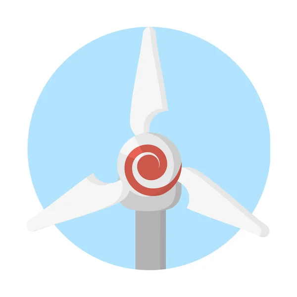 Icono Del Molino Viento Ilustración Vectorial Simple — Vector de stock