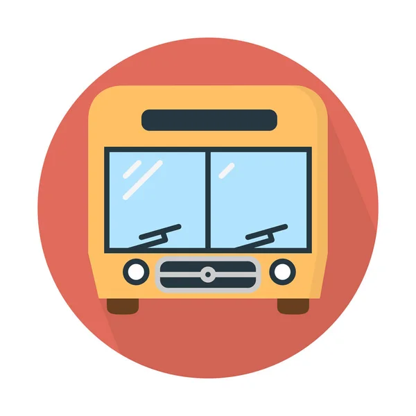 Local Bus Travel Icon Simple Vector Illustration — Stock Vector