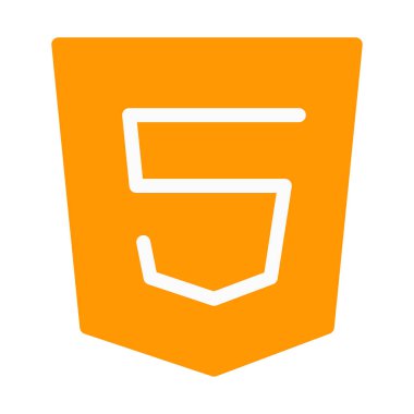 HTML Web geliştirme simgesini, basit vektör çizim