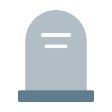 mezarlık kutsal kişilerin resmi, basit vektör çizim