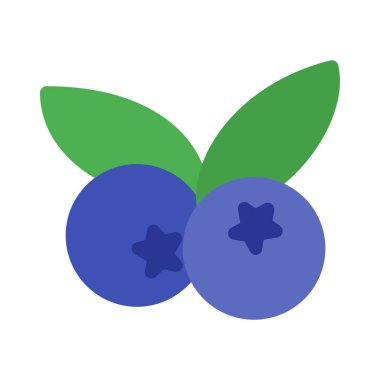 Taze yabanmersini detoks simgesi, basit vektör çizim