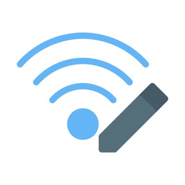 WiFi ağ simgesini, basit vektör çizim düzenleme