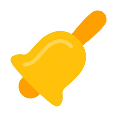 Zil çalar simgesini, basit vektör çizim