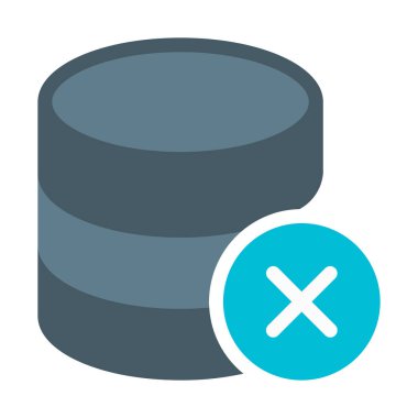 Veritabanı ağ simgesini, basit vektör çizim silmek