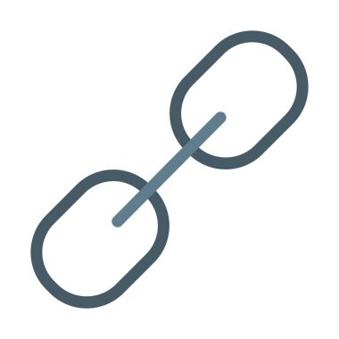 Bağlantı simgesi, basit vektör illüstrasyonu