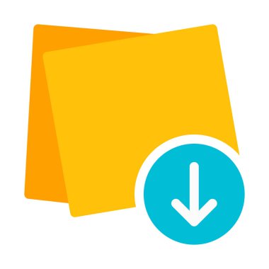 Download sopa notlar simge, basit vektör çizim