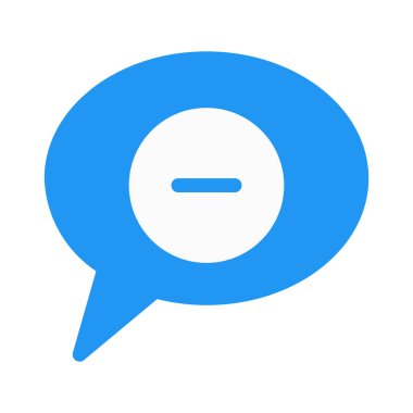 Sohbet Kaldır veya Sil simgesini, basit vektör çizim