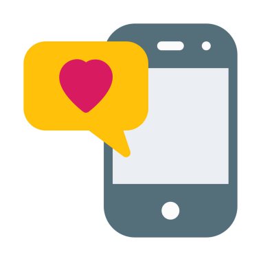 İleti teslim simgesi, basit vektör çizim seviyorum