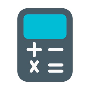 hesap makinesi simge, basit vektör çizim