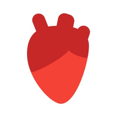 Kalp simgesi, basit vektör çizim