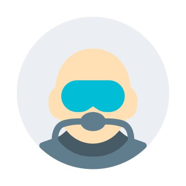 Gears'ı simgesi, basit vektör çizim ile dalgıç