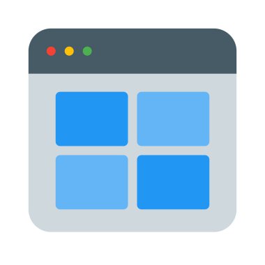 Büyük kutsal kişilerin resmi görüş simge, basit vektör çizim