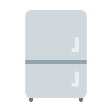 buzdolabı ev aleti simgesi, basit vektör çizim