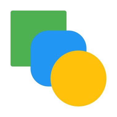 Karışım aracı simgesini, basit vektör çizim birleştirmek