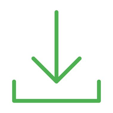 İşaret ok simgesi, basit vektör çizim indir